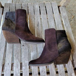 VERY VOLATILE Chatter Pony Suede Ankle Boots 10
